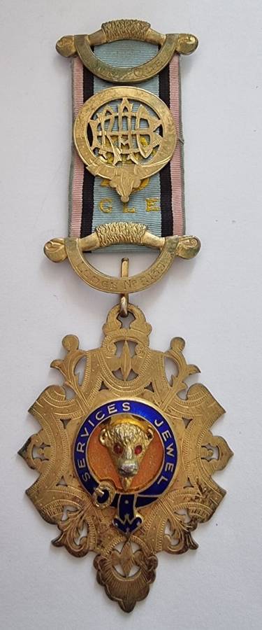 Full Size Hallmarked Sterling Silver Masonic Jewel