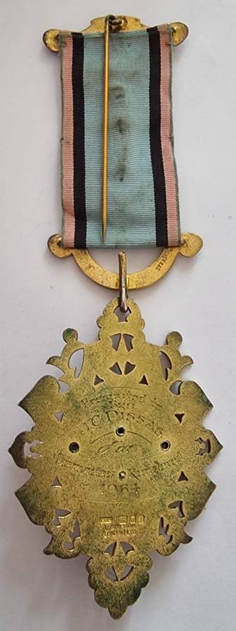 Full Size Hallmarked Sterling Silver Masonic Jewel