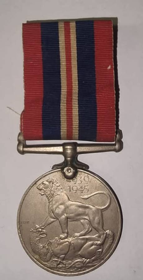 Full Size World War Two War Medal:141968 P.J.Steyn
