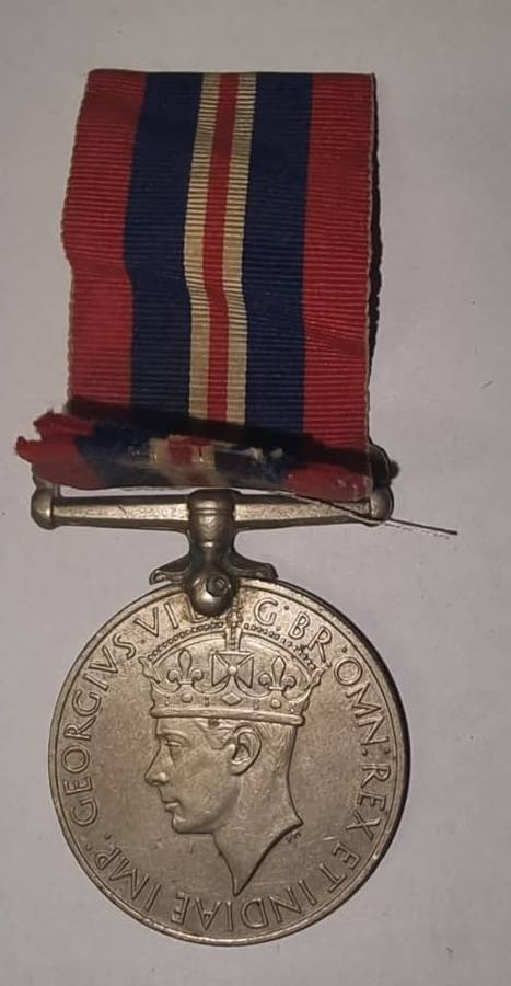 Full Size World War Two War Medal:141968 P.J.Steyn