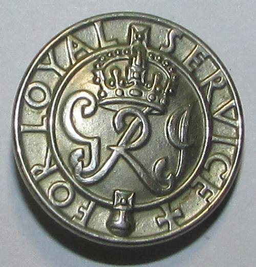 WW2 Kings For Loyal Service Lapel Badge