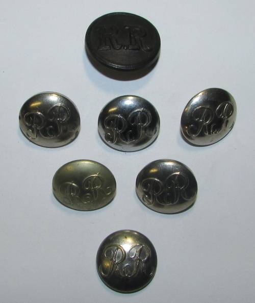 Rhodesian Railways Button Lot