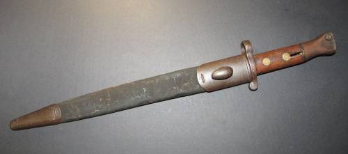 British Pattern 1907 Wilkinson Bayonet with Scabbard