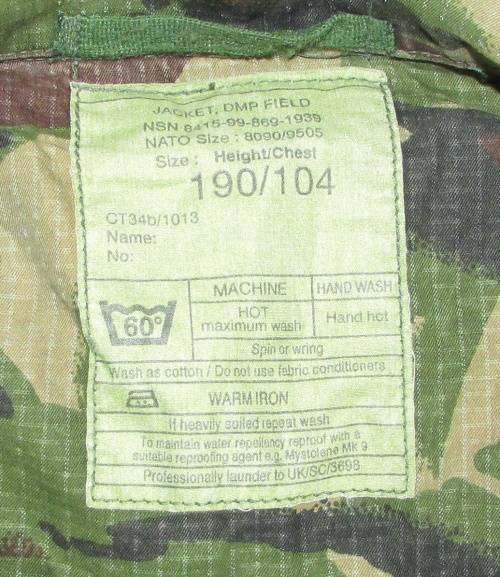 NATO DPM Field Jacket - Top Condition ( Big Size )