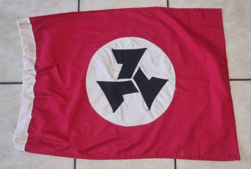 The Afrikaner Weerstandsbeweging/Afrikaner Resistance Movement (AWB) Storm Flag - Top Condition