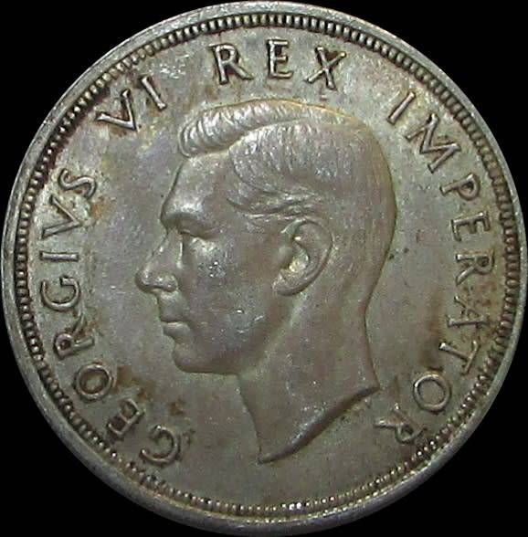 1947 Silver Union of South Africa Silver Crown