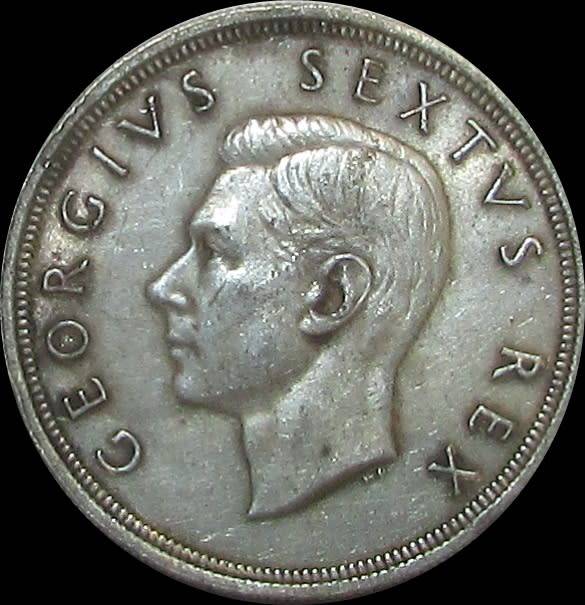 1948 Silver Union of South Africa Silver Crown