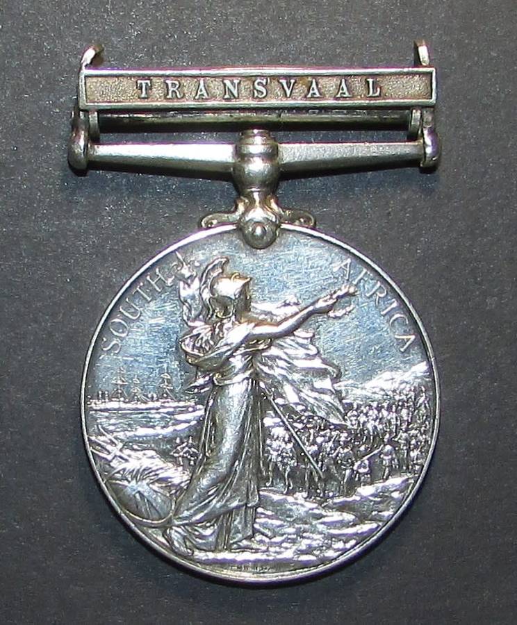 Full Size Queen South Africa (QSA) Medal:Mr.J Brennan Imp.Mil.RLY