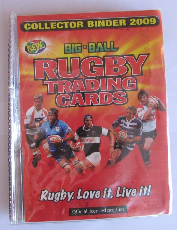 2009 Big Ball Rugby Trading Cards - Complete Set of 168 Cards in Folder