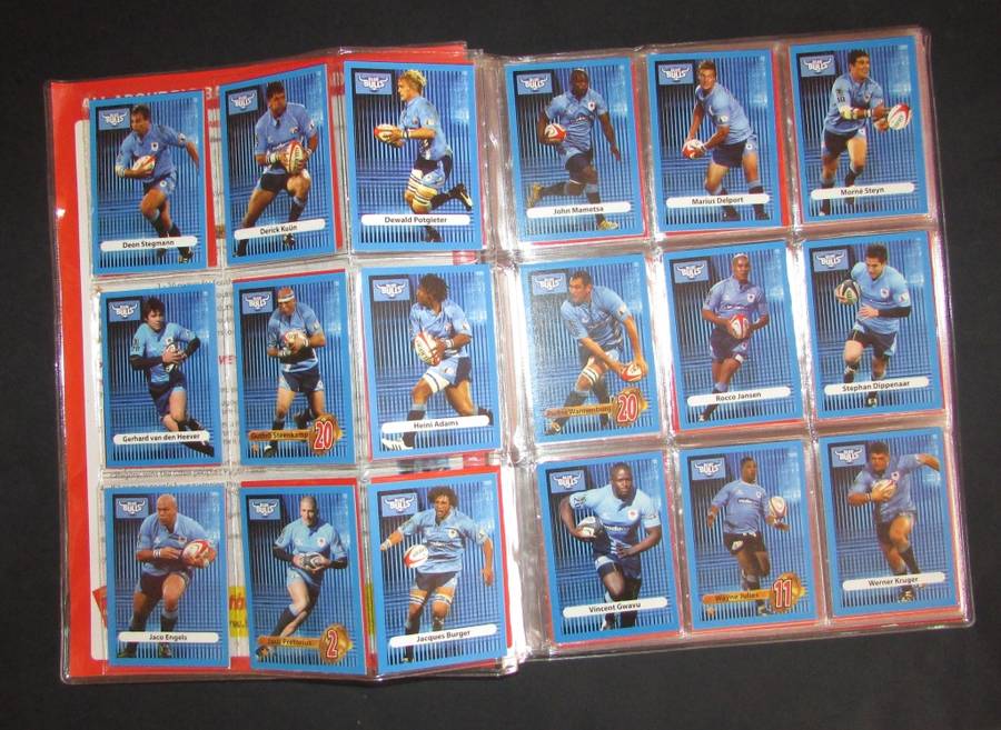 2009 Big Ball Rugby Trading Cards - Complete Set of 168 Cards in Folder