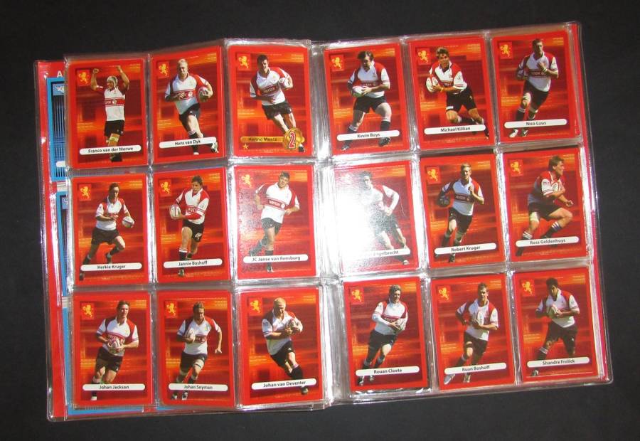 2009 Big Ball Rugby Trading Cards - Complete Set of 168 Cards in Folder