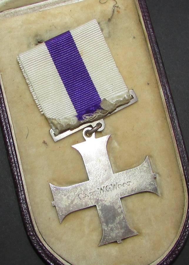 Full Size Military Cross in Case of Issue:Captain W.G.Wood