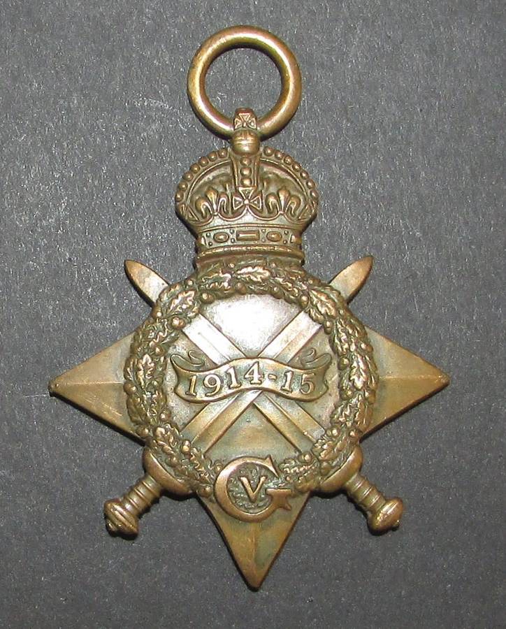 Full Size World War One Star to:Pte  J.De.Jonch 5th MTD BGE