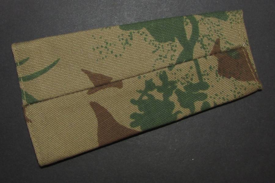 South African Task Force Camo Slip on Rank