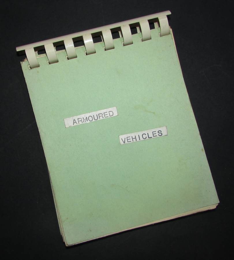 SADF - Restricted - Armoured Vehicles Booklet