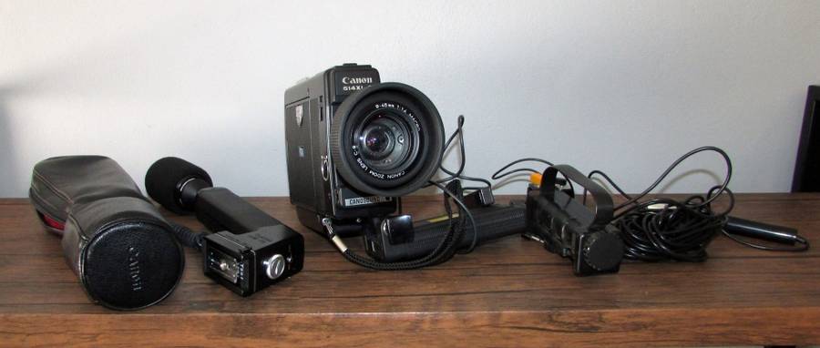 Vintage Canon Canosound 514XL-S Video Camera in Case - Immaculate and Working