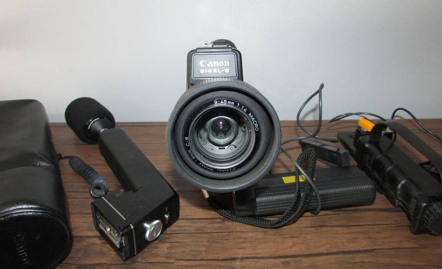 Vintage Canon Canosound 514XL-S Video Camera in Case - Immaculate and Working
