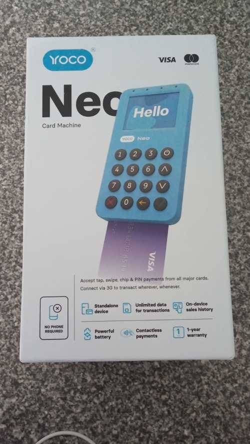 YOCO NEO - CARD MACHINE - PRACTICALLY BRAND NEW