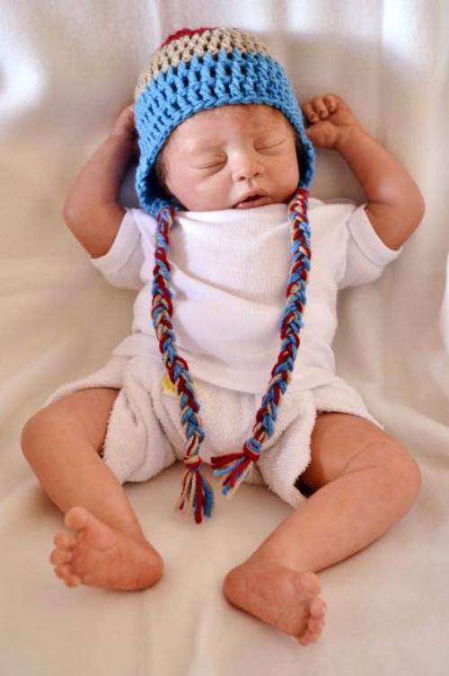 Newborn Crochet baby hat