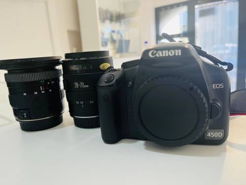 Canon 450D + 3lenses