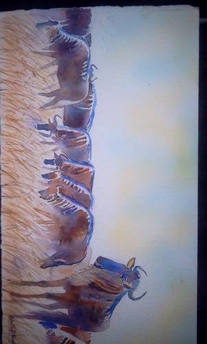 INTERESTING ART WORK BY THOKOZANI MATHOBELA UNFRAMED .