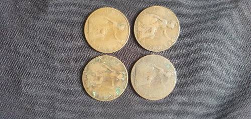 1912,1915,1917,1918 One Penny Coin