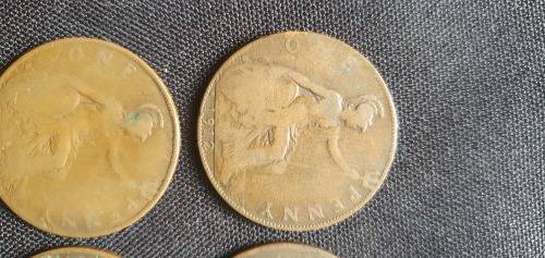 1912,1915,1917,1918 One Penny Coin