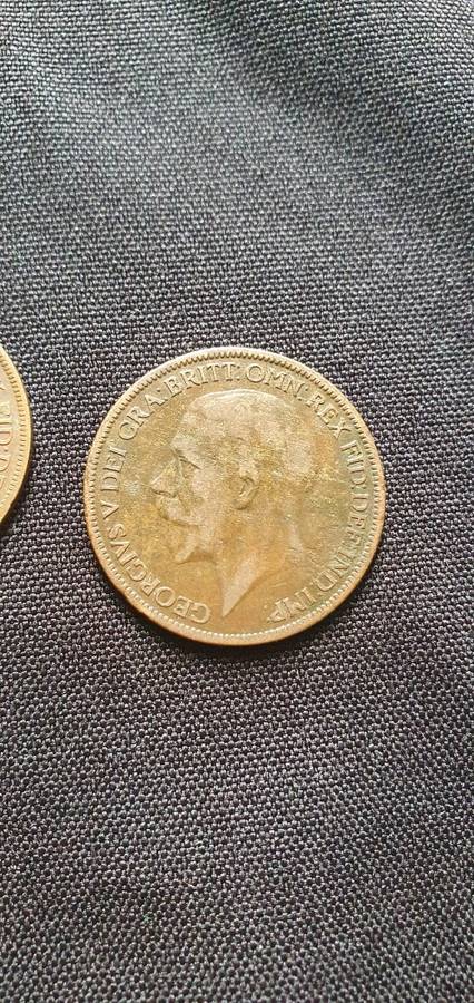 1912,1915,1917,1918 One Penny Coin