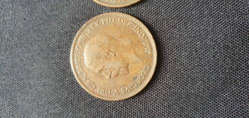 1921,1927 One Penny Coin