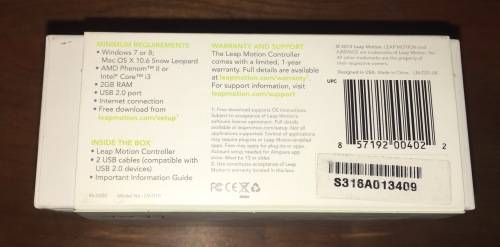 Leap Motion Controller Brand New (Free Shipping)!!!!