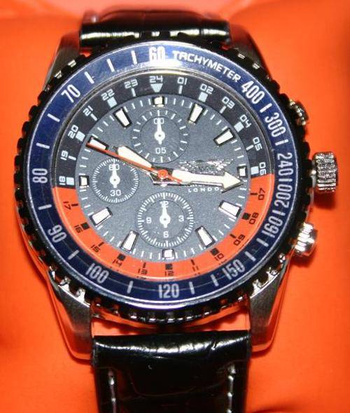 BRAND NEW Mens Designer WINGMASTER watch - From P London