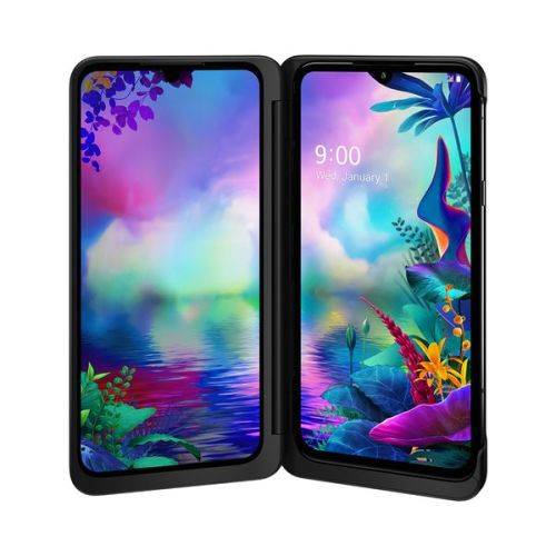 LG G8x ThinQ Dual Screen Smartphone - Aurora Black - 128GB