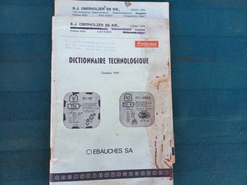 Vintage Watch Maker Repairer tools and books