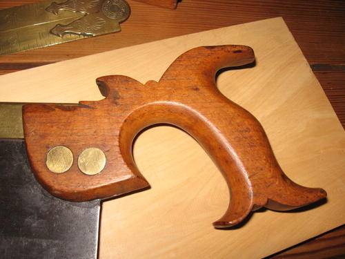 LOVELY ANTIQUE BRASS BACK ASHTON CROSS CUT SAW