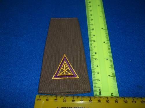 SADF - Chaplain Rank Slip-on Epaulette