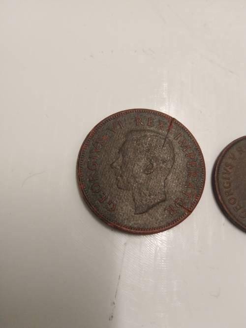 Two Scares Fibre Coins