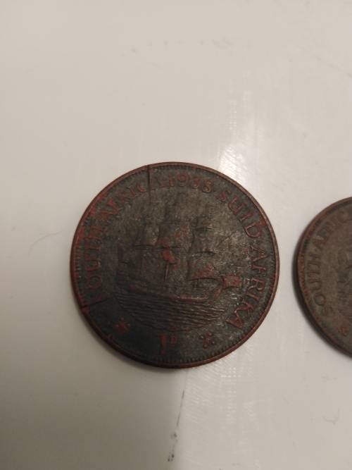 Two Scares Fibre Coins