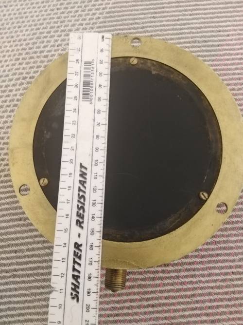 SAR Steam Pressure Gauge Made Into Clock