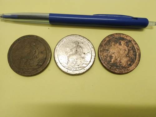 3 x 1797 Cartwheel Coins