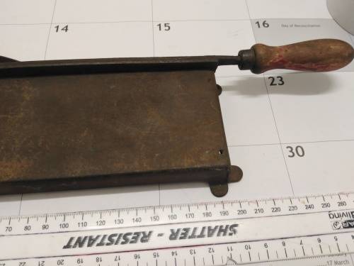Small Steel Vintage Guillotine