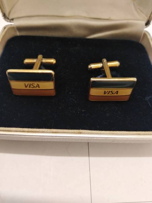 Vintage VISA Cufflinks