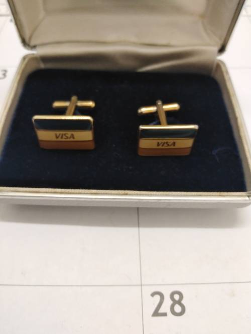 Vintage VISA Cufflinks