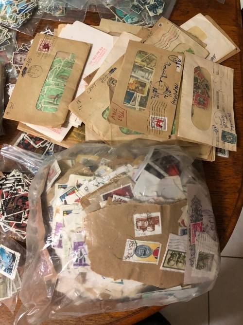 South africa used stamps in packets