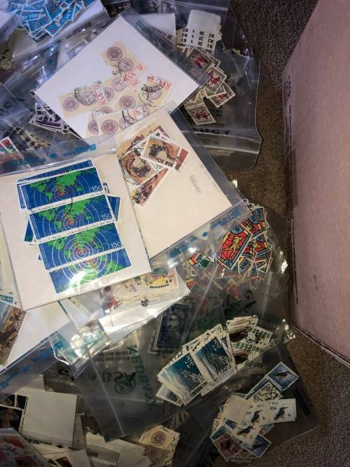 South africa used stamps in packets