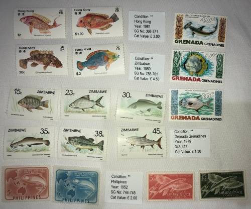 Marine life mint sets 2 lots