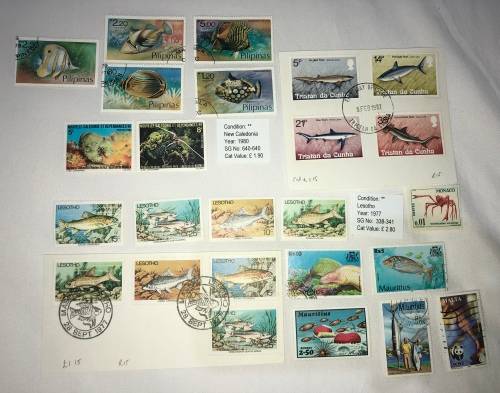 Marine life used sets and singles