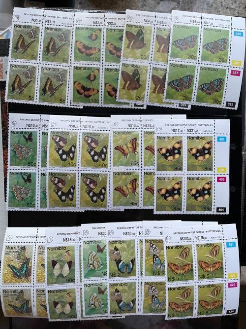 Namibia butterflies control blocks ** cv R380