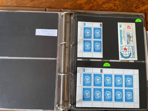 Swa/namibia 3 stockbooks -Estate lot, scans in description of all stamps