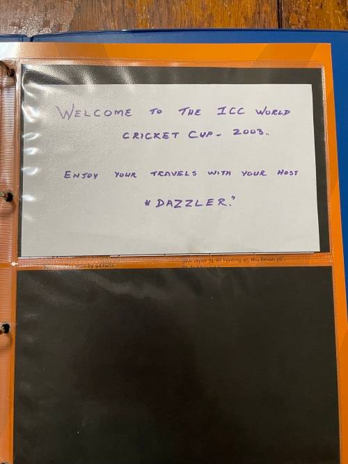 Rsa 2000 Icc cricket world cup Dazzler series in folder cv 500+