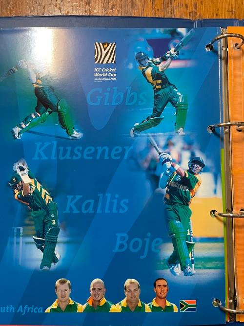 Rsa 2000 Icc cricket world cup Dazzler series in folder cv 500+